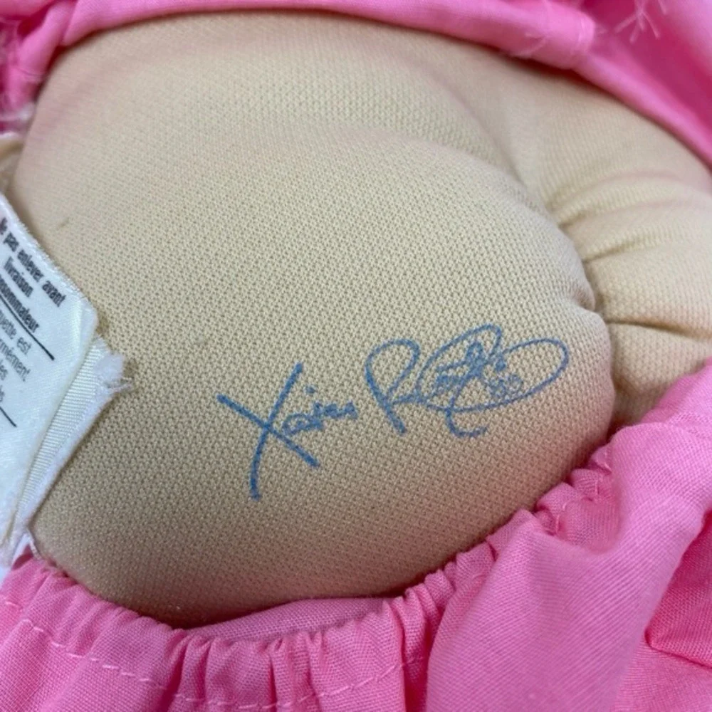 Vtg Cabbage Patch Kids Blonde Hair/Blue Eyes Girl Xavier Signed CPK Clothing 16